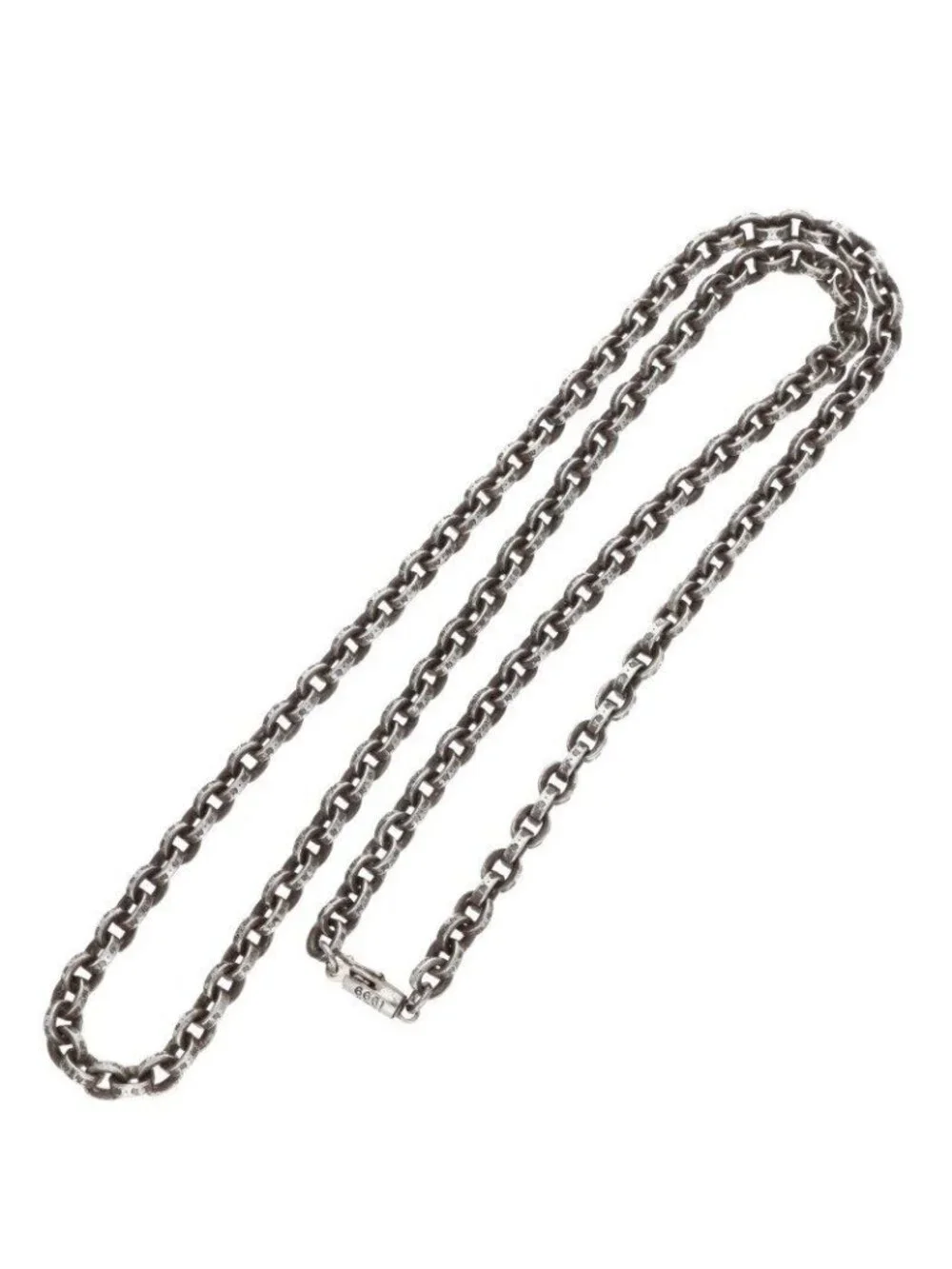 Chrome Hearts Paper Chain 24 Silver Necklace